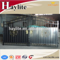 Beautiful iron sliding door gate and fence paint colors